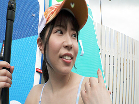 THE ドキュメント　本能丸出しでする絶頂SEX　青空全裸プールでSUP女子がパコパコ大量ザーメン注入絶頂狂い　サンプル画像03